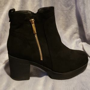 Black ankle boot